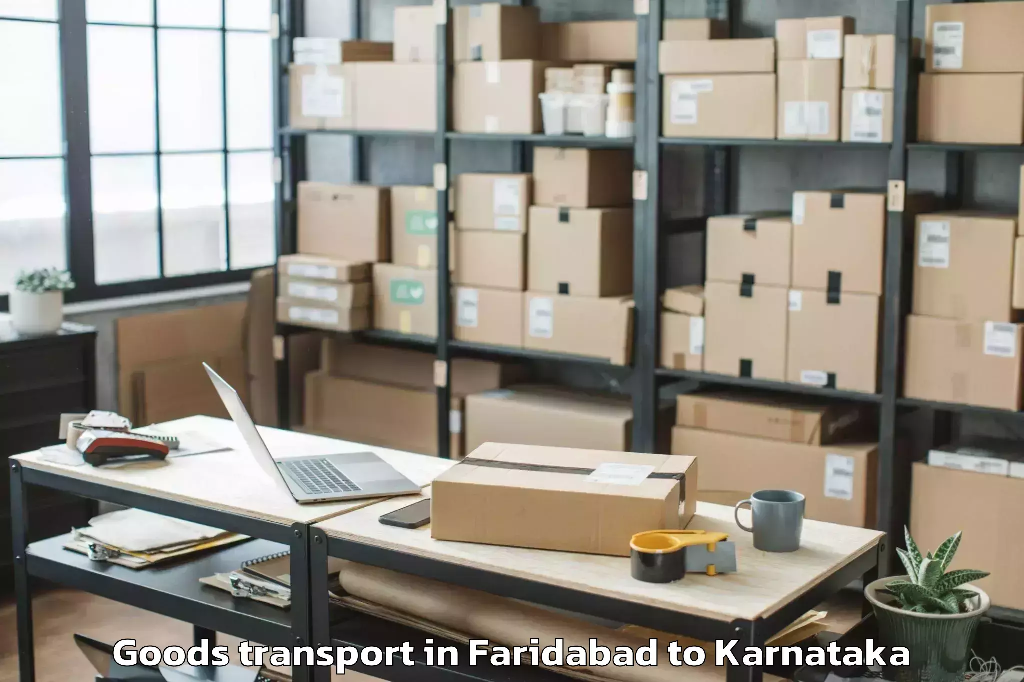 Trusted Faridabad to Shrirangapattana Goods Transport